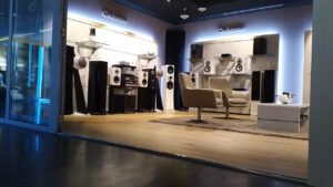 Cabasse, Acoustic Center, espace démonstration, enceintes, Bretagne, Brest, Technophile Journal