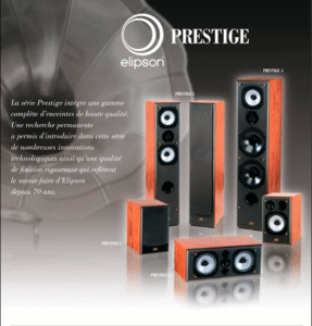 Elipson, enceintes acoustiques, gamme Prestige, Technophile Journal