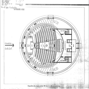 La Géode, Paris, parc de la Villette, Cabasse, shéma, disposition enceintes, Jupiter, shéma, vue intérieur, Technophile Journal