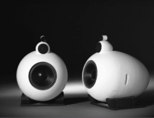 Elipson, enceintes acoustique, conques La Religieuse, baffle 3 voies, prototype 1961, Technophile Journal