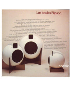 Elipson, enceintes acoutiques, sphère, série boules Elipson, 502, 402, 302, Technophile Journal