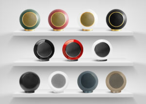 Elipson, enceintes acoustiques, sphère Planet L, couleurs, Technophile Journal