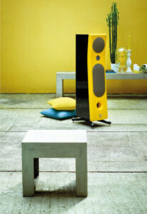 Focal, enceinte acoustique Kanta n°2, couleur jaune, Technophile Journal